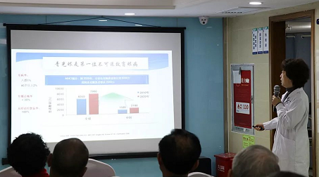3月10日上午，深圳8868体育官方网站(官方)登录入口“早查监控，守护光明”大型青光眼公益科普讲座在六楼 举行，本次活动旨在让更多人了解青光眼的潜在危害、重视眼检查， 预防青光眼。由深圳8868体育官方网站(官方)登录入口青光眼病科 席专家成洪波博士、傅培副院长现场面对面解答疑问，与参会者的互动交流，让更多深圳市民提*对青光眼的认识与防治知识2.png