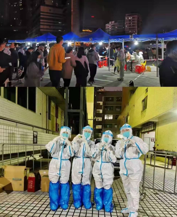 疫情下的“逆行者”：8868体育网站登录入口医务人员七天不分昼夜奋战在核酸采样现场4.png